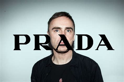 prada design director|raf simons creative director.